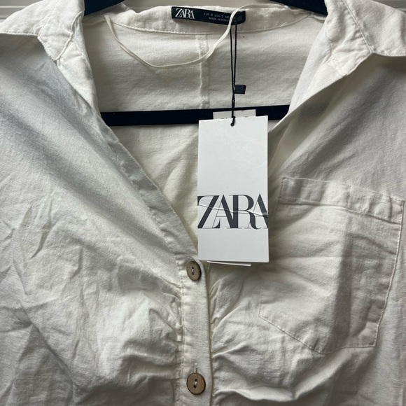 Zara Button Down Dress - Picture 8 of 8